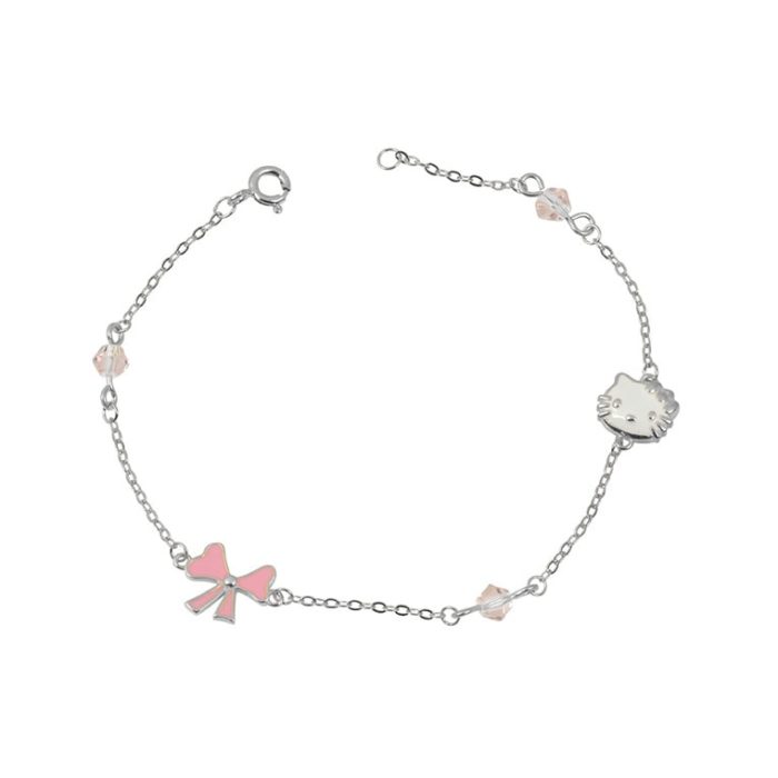 Hello Kitty Παιδικό Βραχιόλι 925
