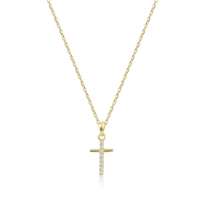 Ασημένιο Επιχρυσωμένο Κολιέ 925