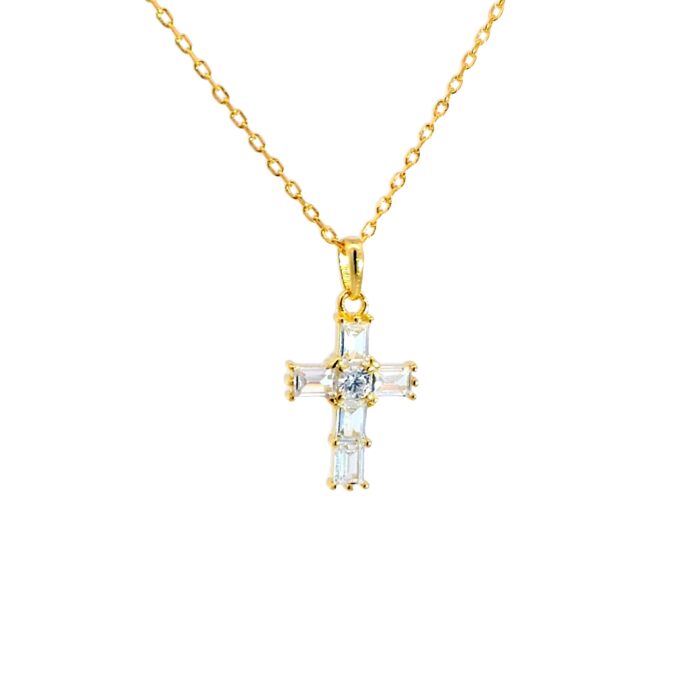 Ασημένιο Επιχρυσωμένο Κολιέ 925