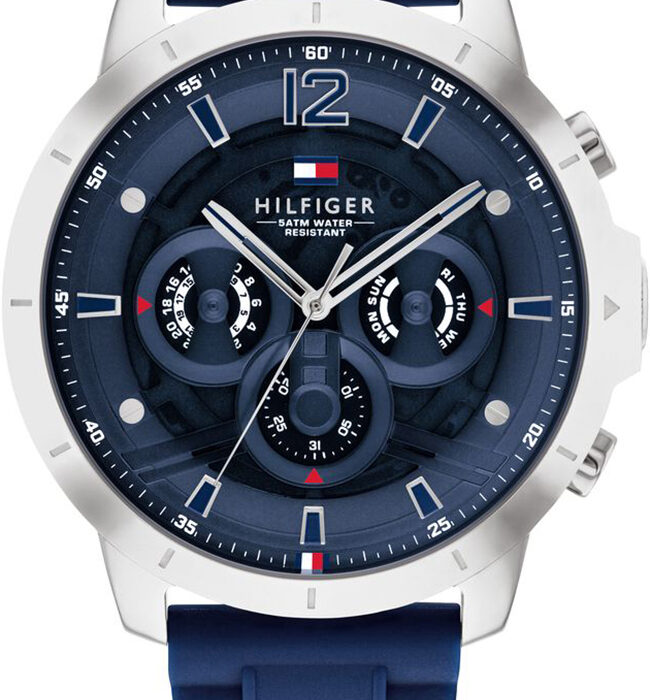 Tommy HILFIGER Luca Blue Rubber Strap
