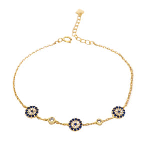 Ασημένιο Επιχρυσωμένο Βραχιόλι 925 - Image 1