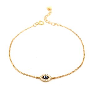 Ασημένιο Επιχρυσωμένο Βραχιόλι 925 - Image 1