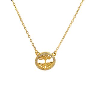 Ασημένιο Επιχρυσωμένο Κολιέ 925 - Image 1