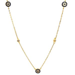 Ασημένιο Επιχρυσωμένο Κολιέ 925 - Image 1