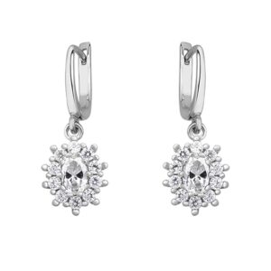Luisa - Ασημένια Σκουλαρίκια (925) με Ζιργκον - Image 1