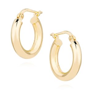 Lucy - Ασημένια Σκουλαρίκια Κρίκοι (925) - Image 1