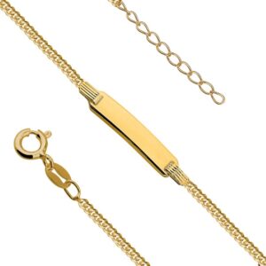 Xenia - 925 Ασημένιο βραχιόλι Singapur Επίχρυσο - Image 1