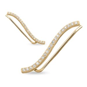 Carly - Ασημένια Σκουλαρίκια (925) με Ζιργκον - Image 1