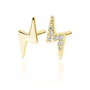 Luz - Ασημένια Σκουλαρίκια (925) Gold - Image 1