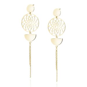 Mara - Ασημένια Σκουλαρίκια (925) Eπίχρυσα 24K - Image 1