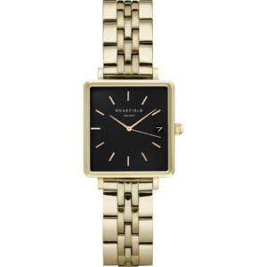 Rosefield The Mini Boxy Black Steel Gold - Image 1