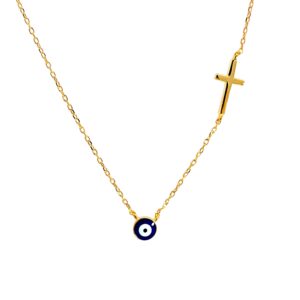 Ασημένιο Επιχρυσωμένο Κολιέ 925 - Image 1