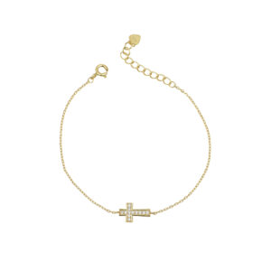 Ασημένιο Επιχρυσωμένο Βραχιόλι 925 - Image 1