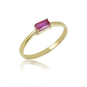 Ασημένιο Επιχρυσωμένο Δαχτυλίδι 925 - Image 1