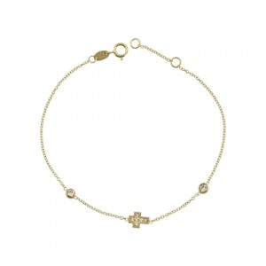 Ασημένιο Επιχρυσωμένο Βραχιόλι 925 - Image 1