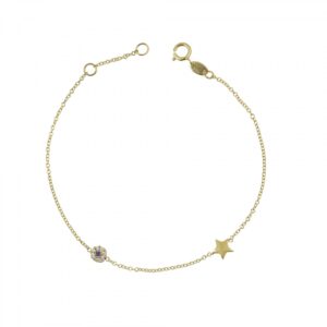 Ασημένιο Επιχρυσωμένο Βραχιόλι 925 - Image 1