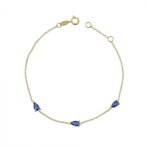 Ασημένιο Επιχρυσωμένο Βραχιόλι 925 - Image 1