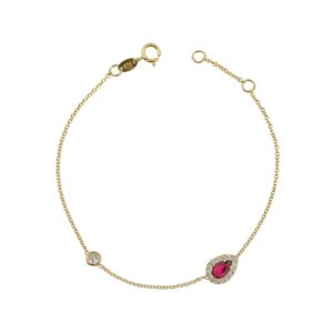 Ασημένιο Επιχρυσωμένο Βραχιόλι 925 - Image 1