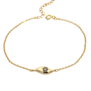 Ασημένιο Επιχρυσωμένο Βραχιόλι 925 - Image 1