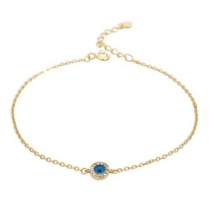 Ασημένιο Επιχρυσωμένο Βραχιόλι 925 - Image 1