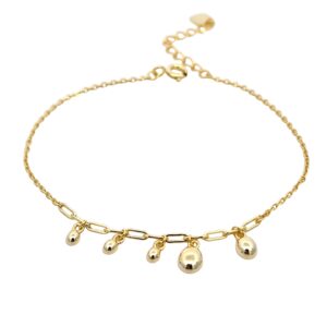 Ασημένιο Επιχρυσωμένο Βραχιόλι 925 - Image 1