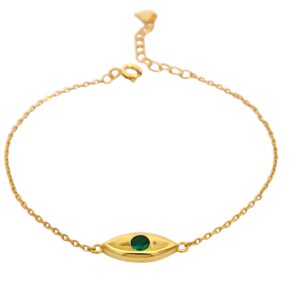 Ασημένιο Επιχρυσωμένο Βραχιόλι 925 - Image 1