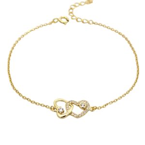 Ασημένιο Επιχρυσωμένο Βραχιόλι 925 - Image 1