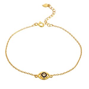 Ασημένιο Επιχρυσωμένο Βραχιόλι 925 - Image 1