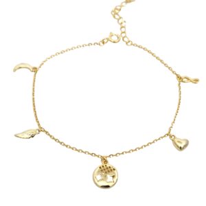 Ασημένιο Επιχρυσωμένο Βραχιόλι 925 - Image 1