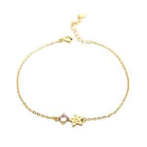 Ασημένιο Επιχρυσωμένο Βραχιόλι 925 - Image 1