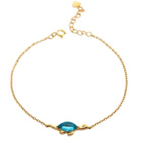 Ασημένιο Επιχρυσωμένο Βραχιόλι 925 - Image 1