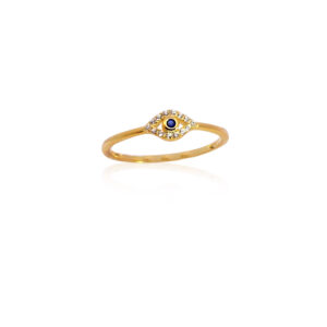 Ασημένιο Επιχρυσωμένο Δαχτυλίδι 925 - Image 1