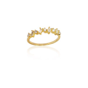 Ασημένιο Επιχρυσωμένο Δαχτυλίδι 925 - Image 1