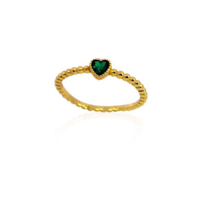 Ασημένιο Επιχρυσωμένο Δαχτυλίδι 925 - Image 1