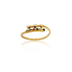 Ασημένιο Επιχρυσωμένο Δαχτυλίδι 925 - Image 1