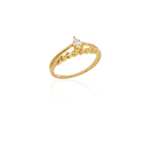 Ασημένιο Επιχρυσωμένο Δαχτυλίδι 925 - Image 1