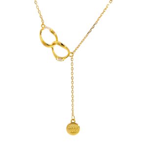 Ασημένιο Επιχρυσωμένο Κολιέ 925 - Image 1