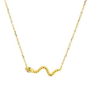 Ασημένιο Επιχρυσωμένο Κολιέ 925 - Image 1