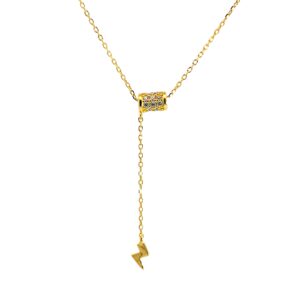 Ασημένιο Επιχρυσωμένο Κολιέ 925 - Image 1