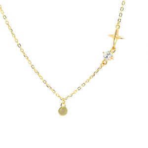 Ασημένιο Επιχρυσωμένο Κολιέ 925 - Image 1