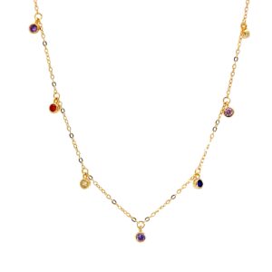 Ασημένιο Επιχρυσωμένο Κολιέ 925 - Image 1