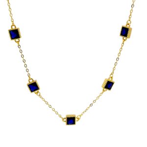 Ασημένιο Επιχρυσωμένο Κολιέ 925 - Image 1