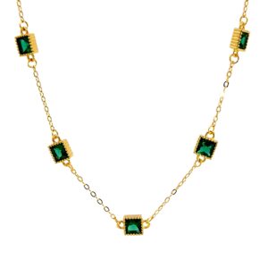 Ασημένιο Επιχρυσωμένο Κολιέ 925 - Image 1