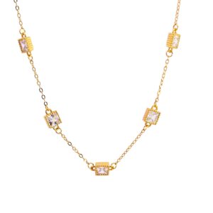 Ασημένιο Επιχρυσωμένο Κολιέ 925 - Image 1