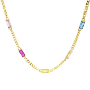 Ασημένιο Επιχρυσωμένο Κολιέ 925 - Image 1