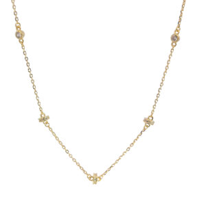 Ασημένιο Επιχρυσωμένο Κολιέ 925 - Image 1