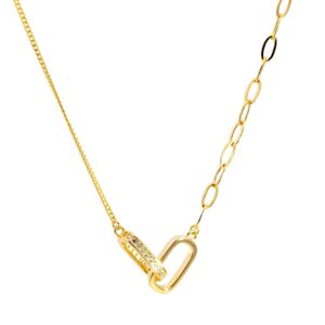 Ασημένιο Επιχρυσωμένο Κολιέ 925 - Image 1