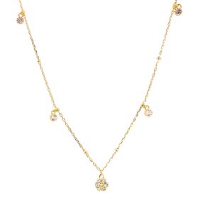 Ασημένιο Επιχρυσωμένο Κολιέ 925 - Image 1