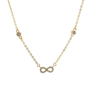 Ασημένιο Επιχρυσωμένο Κολιέ 925 - Image 1