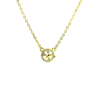 Ασημένιο Επιχρυσωμένο Κολιέ 925 - Image 1